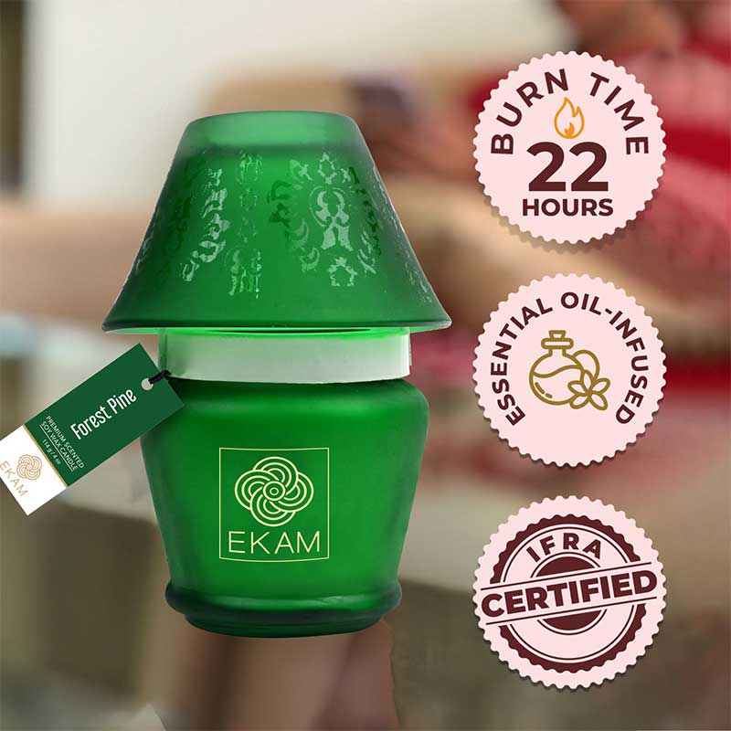 Forest Pine Lampshade Scented Candle