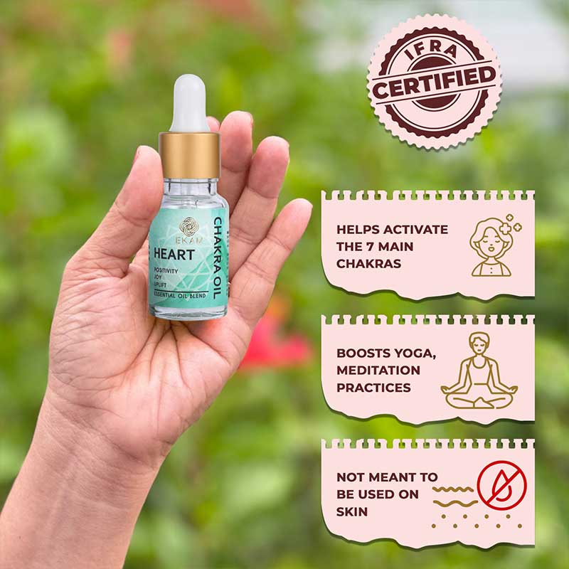 Heart Chakra Diffuser Essential Oil Blend, Chakra Series