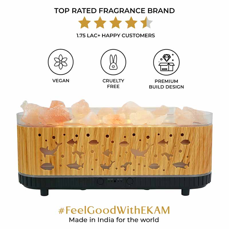 YX2221Y-Stone-Lightwood Flame Aroma Diffuser