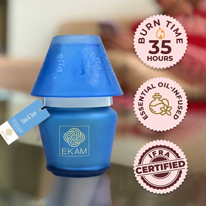 Sea & Sun Lampshade Scented Candle