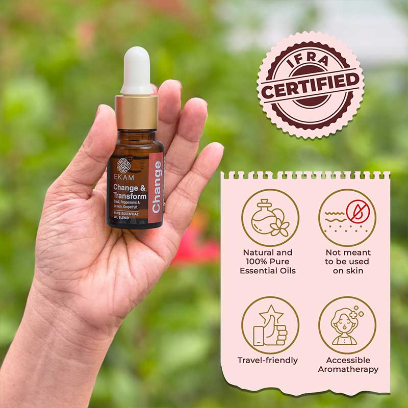 Change & Transform Pure Essential Oil Blend, Aromatherapy Series