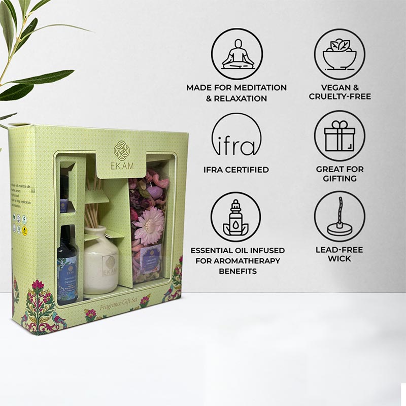 Lavender & Sandalwood Reed Diffuser & Potpourri Gift Set