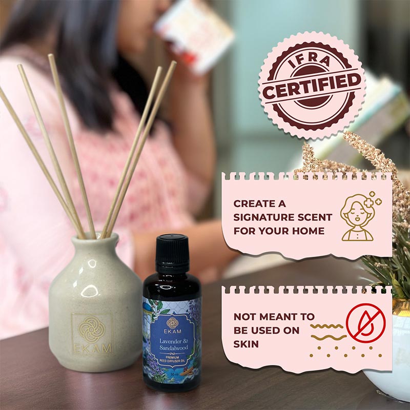 Lavender & Sandalwood Reed Diffuser Gift Set