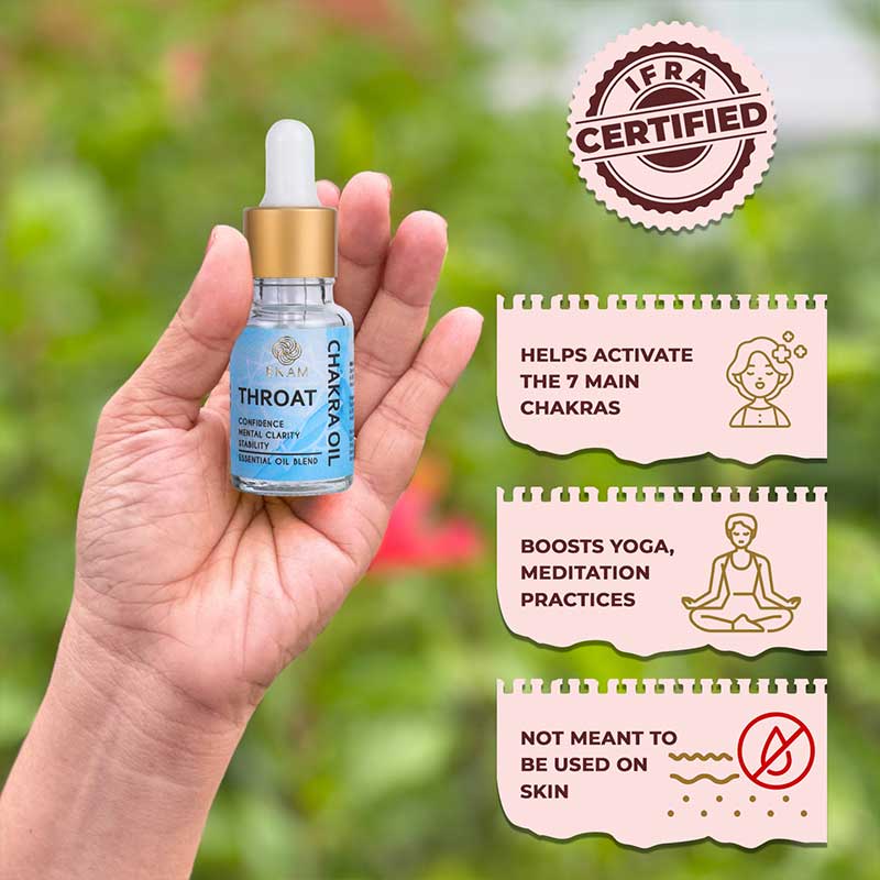 Throat Chakra Diffuser Essential Oil Blend, Chakra Series