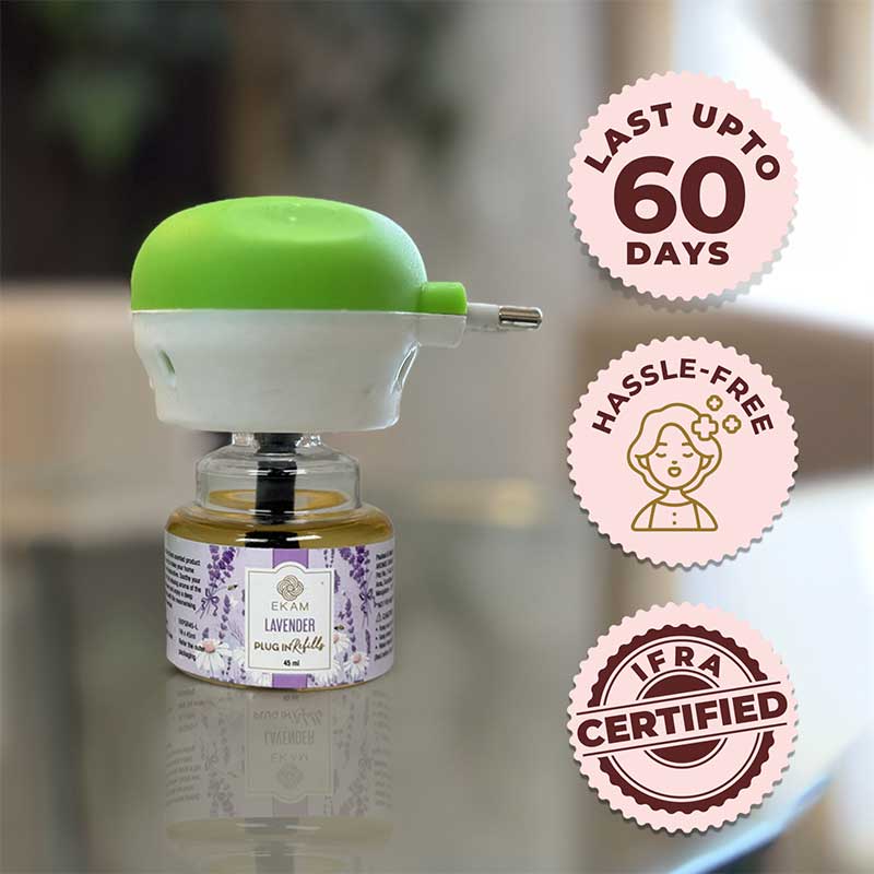 Lavender Scented Plug-In Air Freshener Kit