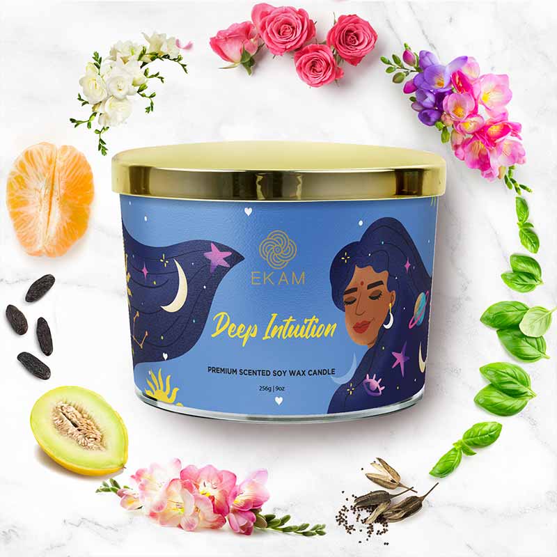 Deep Intuition Scented 3 Wick Candle