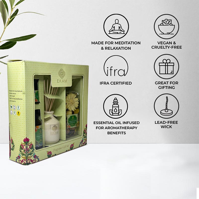 Orange Blossom & Lemongrass Reed Diffuser & Potpourri Gift Set