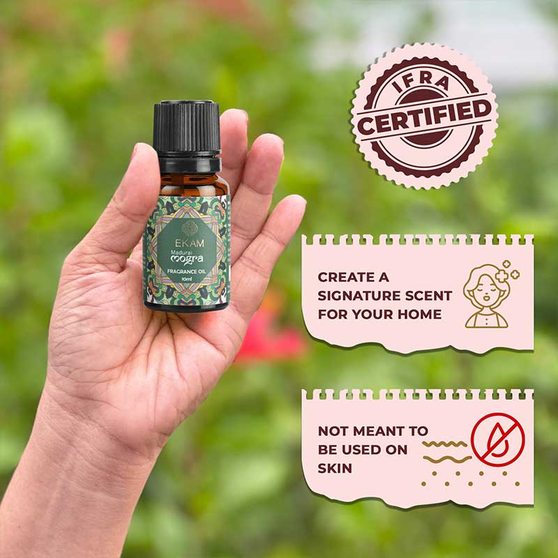 Madurai Mogra Fragrance Oil, 10ml
