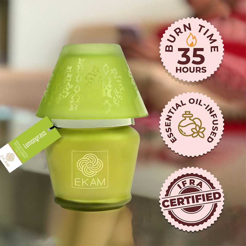 Lemongrass Lampshade Scented Candle