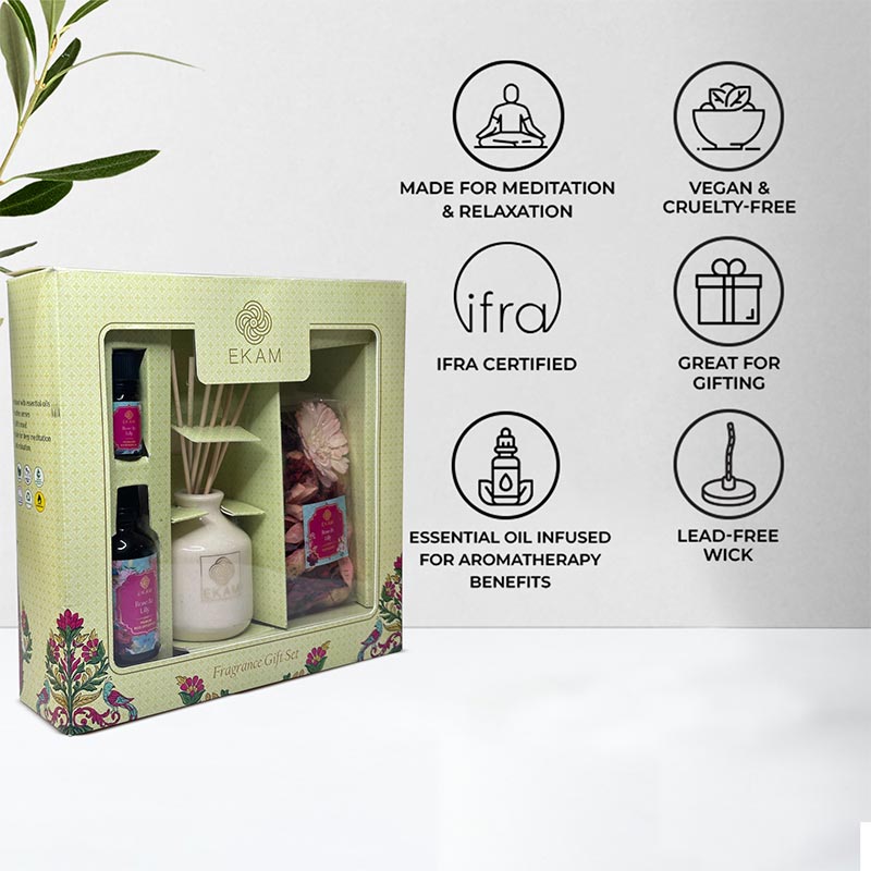 Rose & Lily Reed Diffuser & Potpourri Gift Set