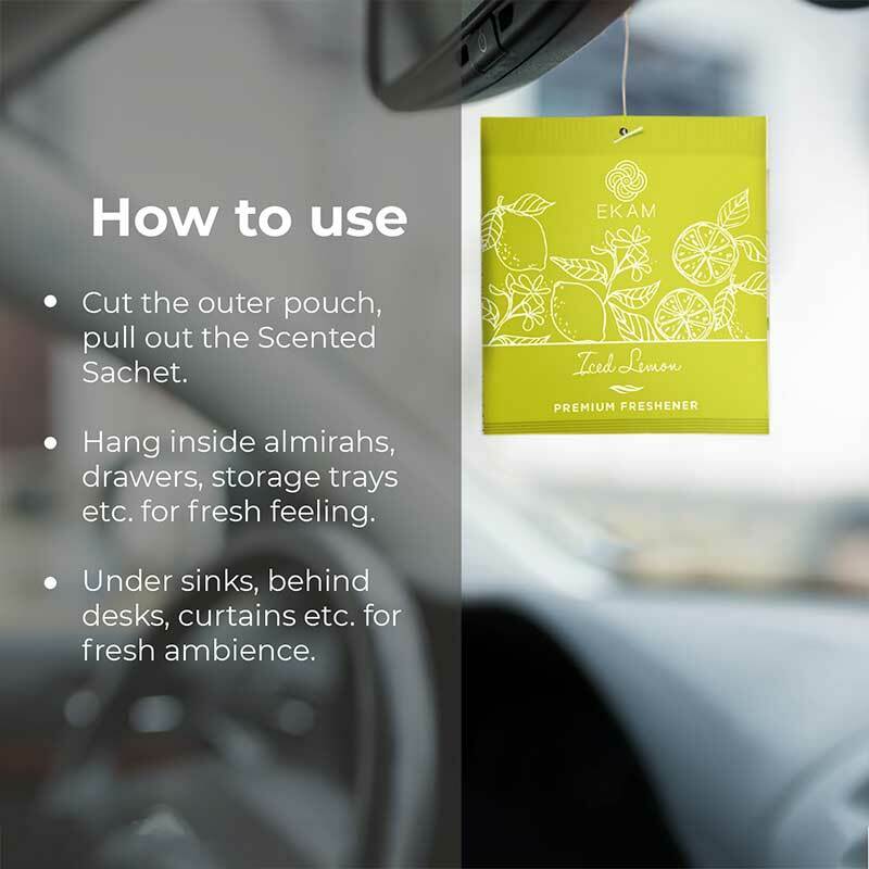 Iced Lemon Premium Freshener Sachet