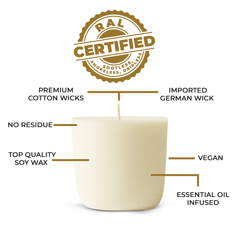 Herb Garden Scented Shot Glass Refill Candle