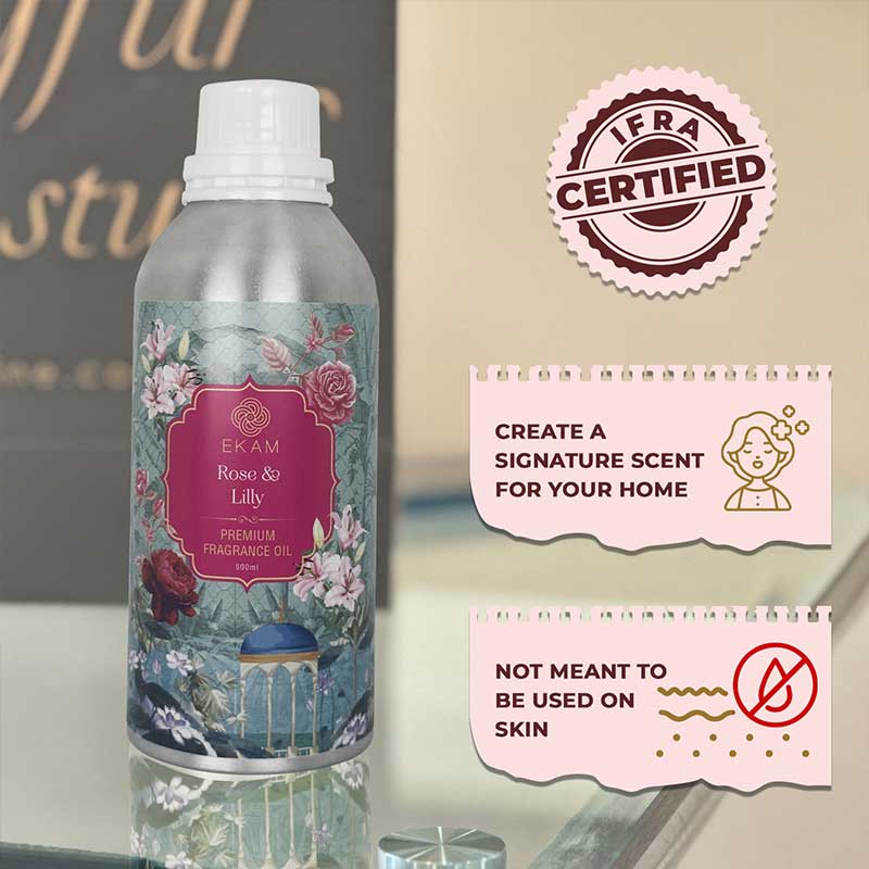 Rose & Lilly Reed Concentrate Fragrance Oil, 500 ml