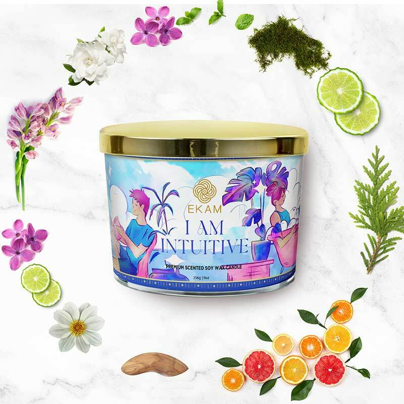 I am Intuitive Scented 3 Wick Candle