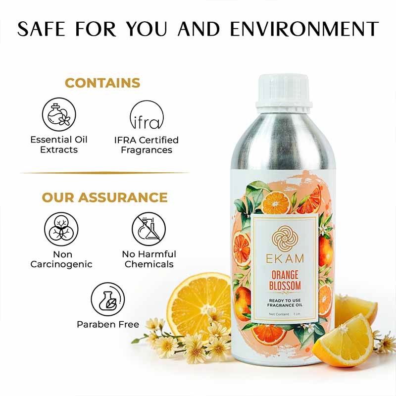 Orange Blossom Ready To Use Fragrance Oil, 1 Litre