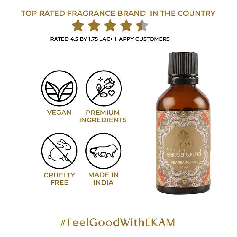 Mysuru Sandalwood Fragrance Oil, 50ml