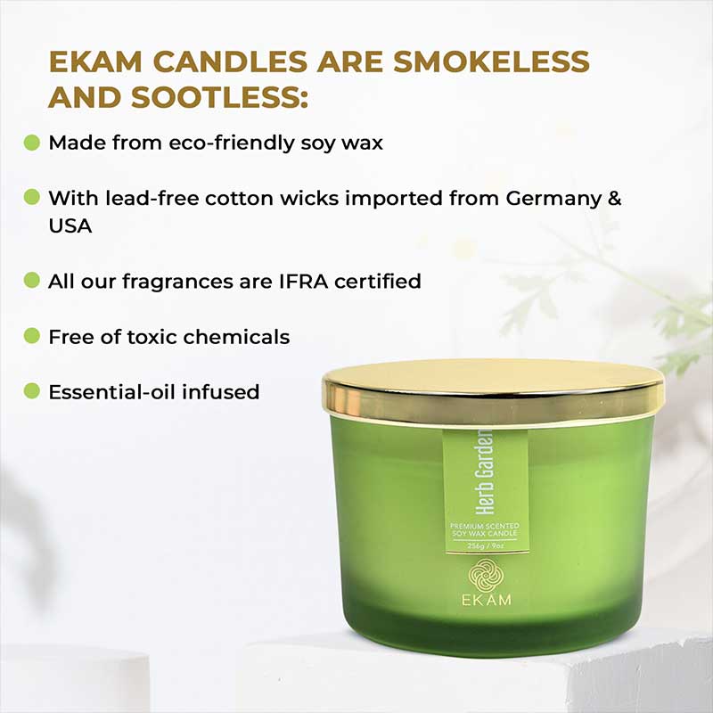 Herb Garden 3 Wick Scented Candle