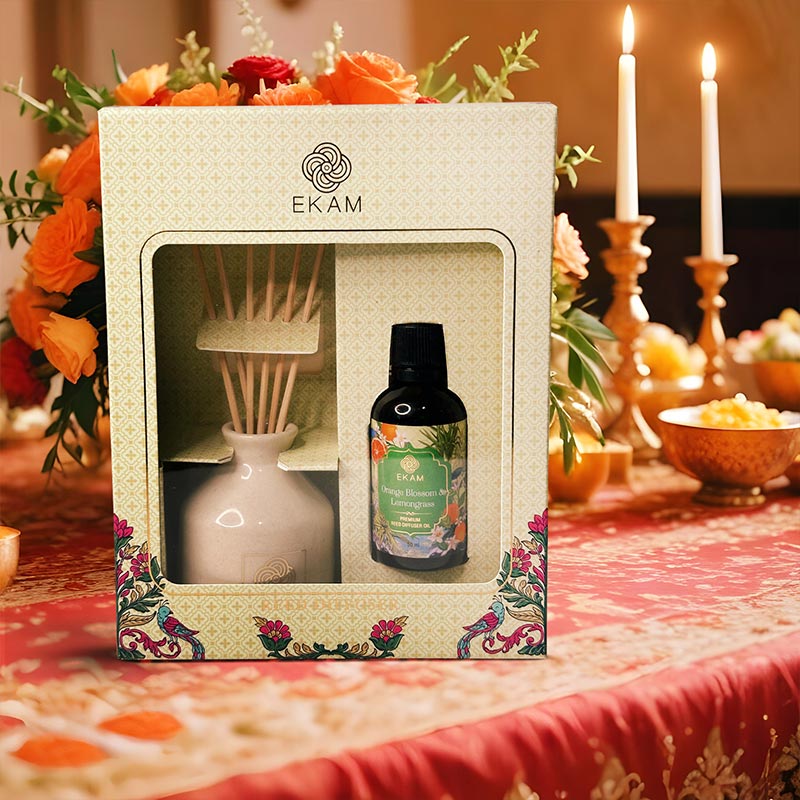 Orange Blossom & Lemongrass Reed Diffuser Set