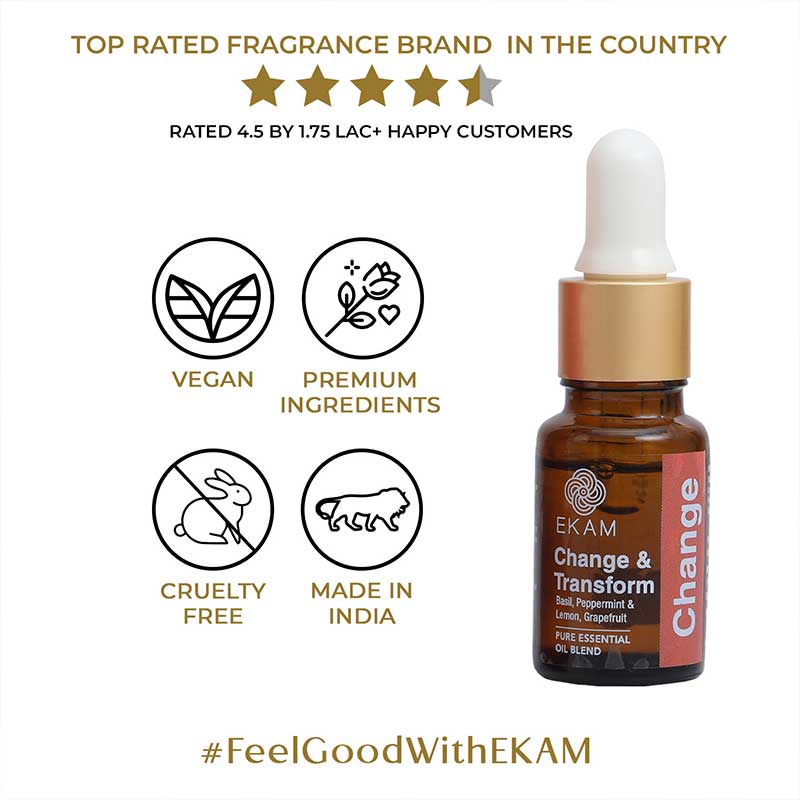 Change & Transform Pure Essential Oil Blend, Aromatherapy Series