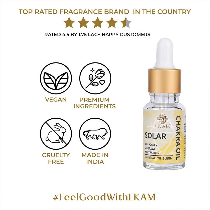 Solar Chakra Diffuser Essential Oil Blend, Chakra Series