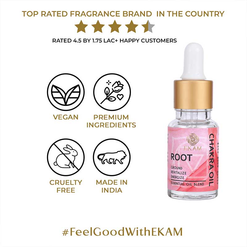 Root Chakra Diffuser Essential Oil Blend, Chakra Series