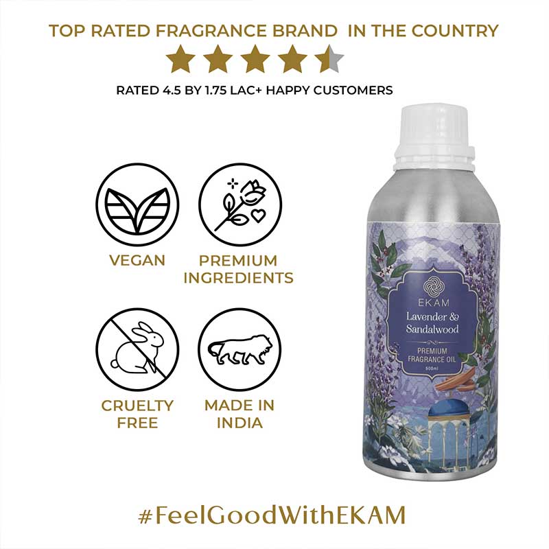 Lavender & Sandalwood Concentrate Fragrance Oil, 500 ml