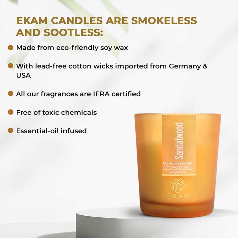 Sandalwood Shot Glass Scented Candle