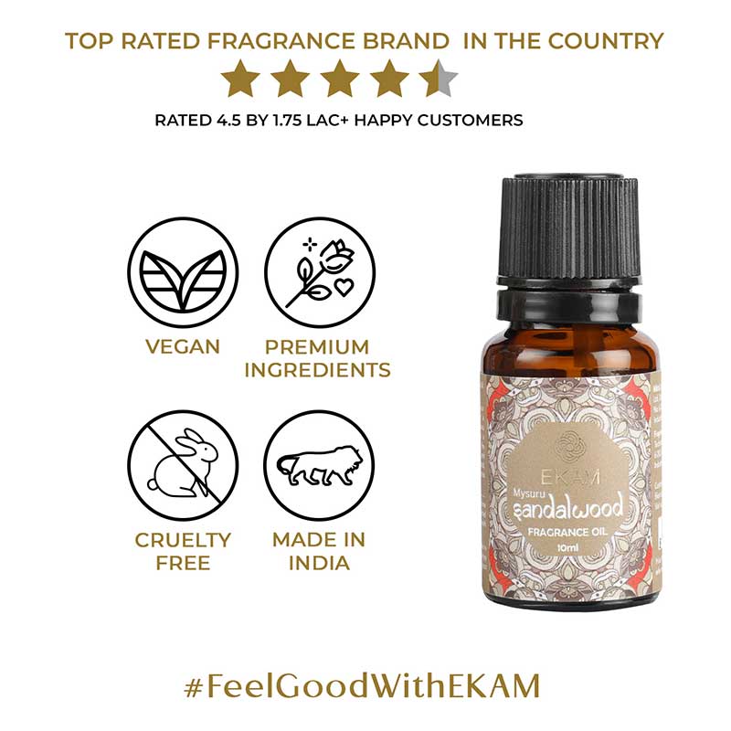 Mysuru Sandalwood Fragrance Oil, 10ml