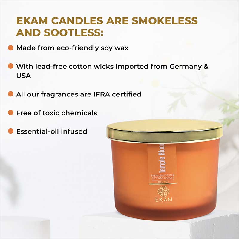 Temple Bloom 3 Wick Scented Candle