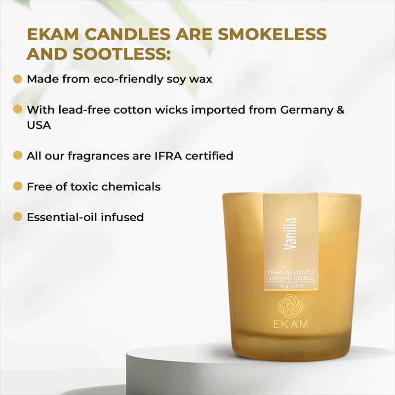 Vanilla Shot Glass Scented Candle