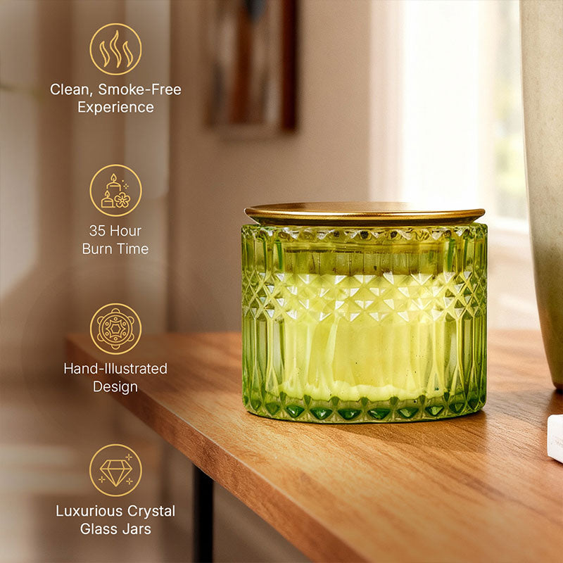 Jewelled Jasmine 3 Wick Luxe Scented Candle