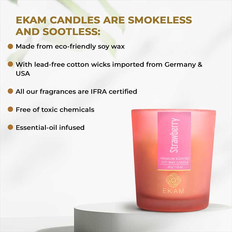 Strawberry Shot Glass Scented Candle