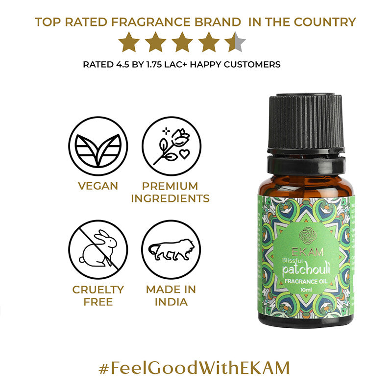 Blissful Patchouli Fragrance Oil, 10ml