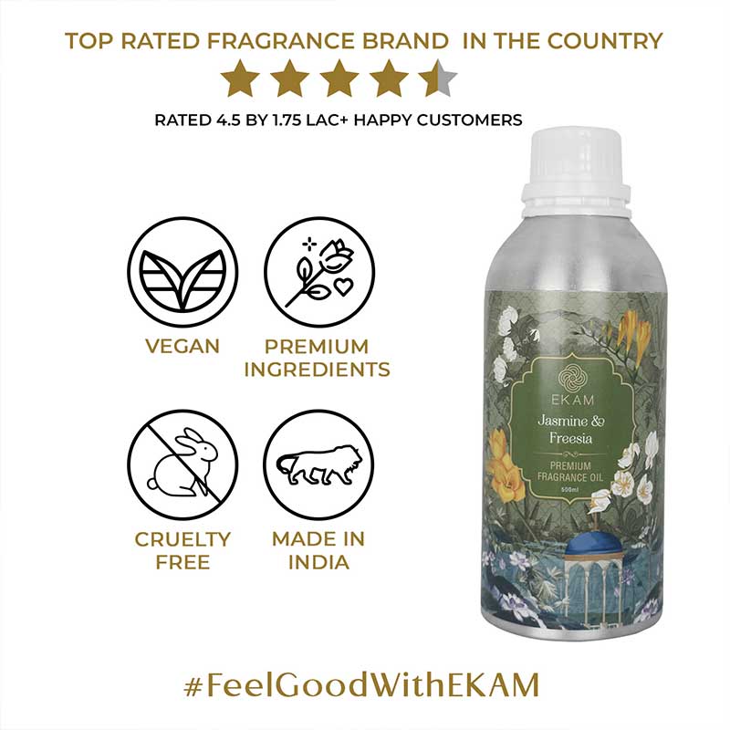 Jasmine & Freesia Concentrate Fragrance Oil, 500 ml