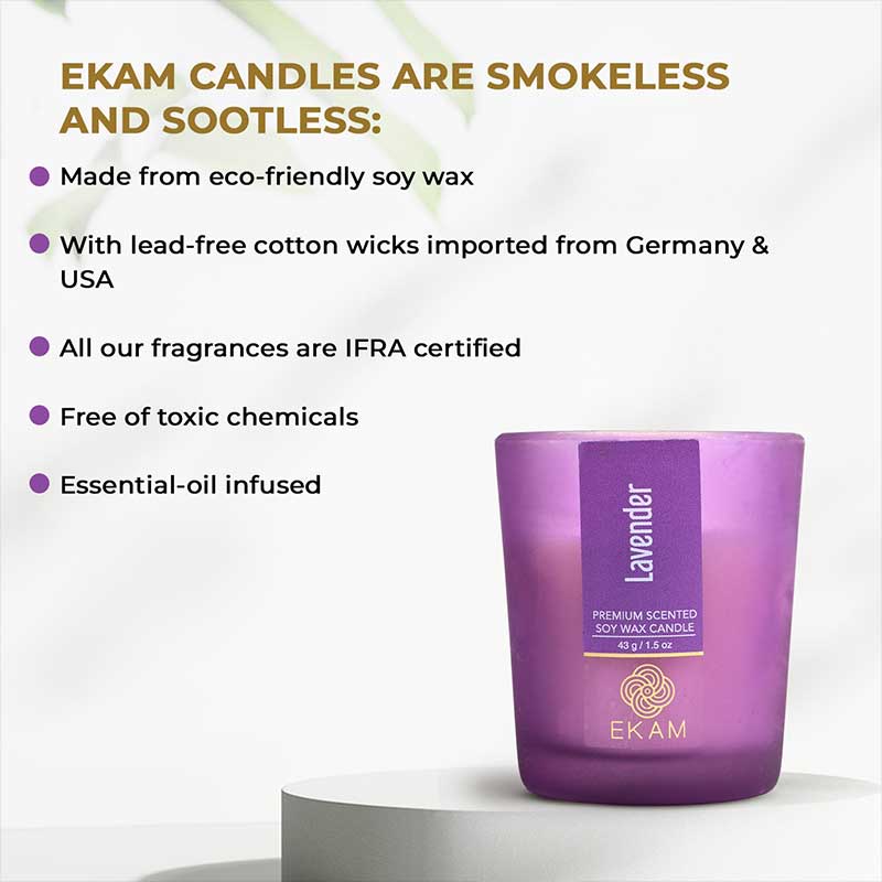 Lavender Shot Glass Scented Candle