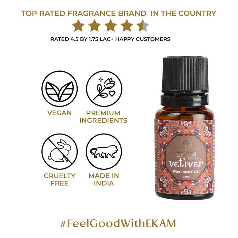 Peaceful Vetiver Fragrance Oil, 10ml