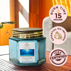 Ocean Dream Hexa Jar Scented Candle