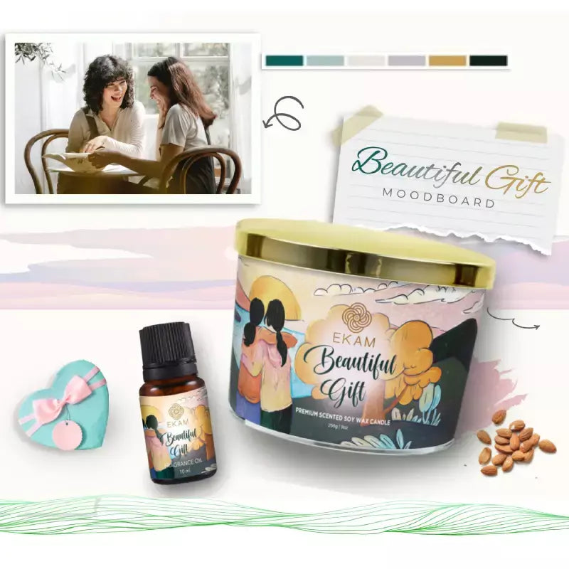 Beautiful Gift Scented 3 Wick Candle