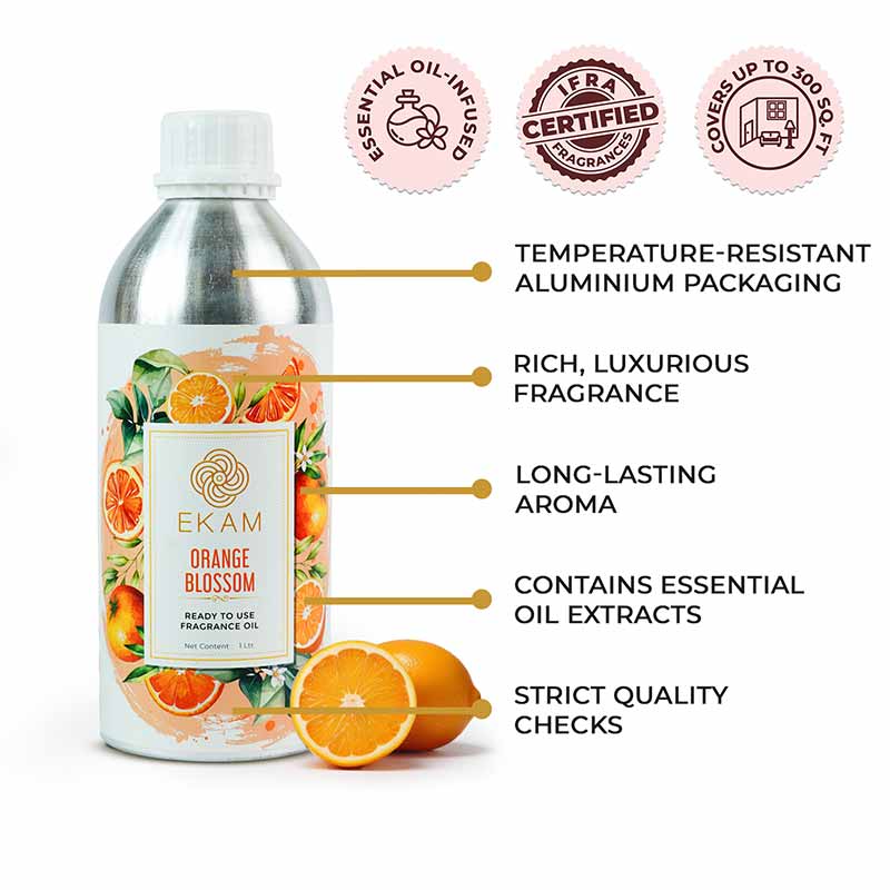 Orange Blossom Ready To Use Fragrance Oil, 1 Litre