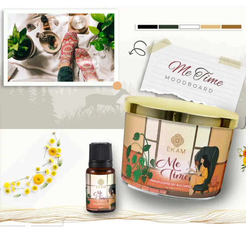 Me Time Scented 3 Wick Candle