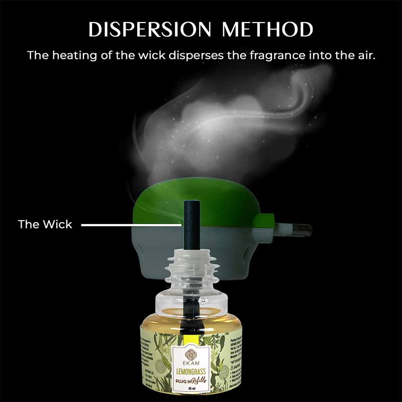 Pack of 3 Scented Air Freshener Plug-In Refill | Ocean Dream, Rose & Lemon Grass | 45 Ml Each