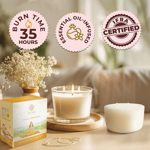 Lavender Scented 3 Wick Refill Candle