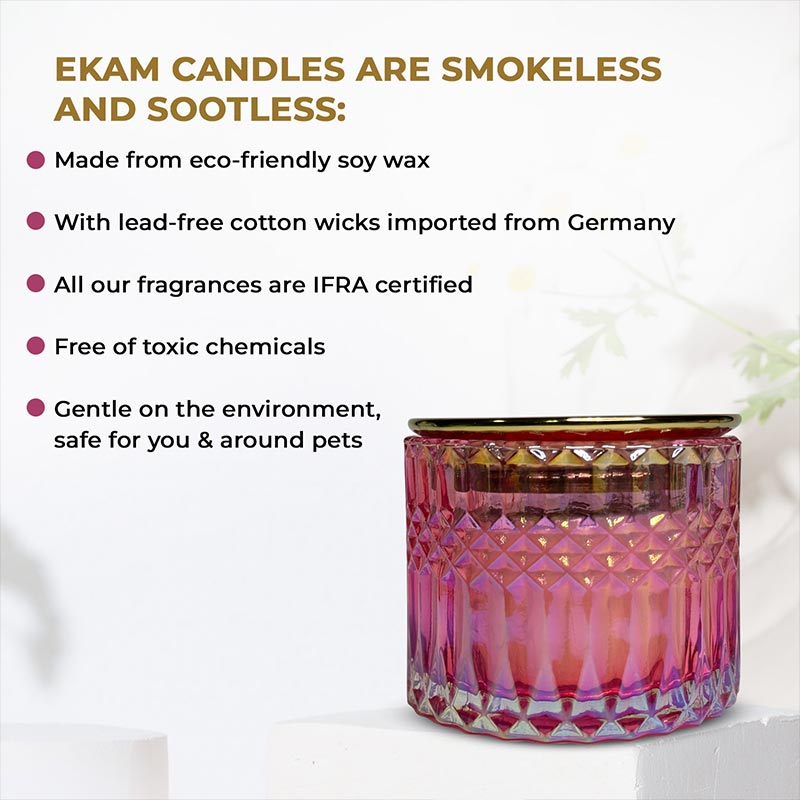 Moroccan Rose 3 Wick Luxe Candle