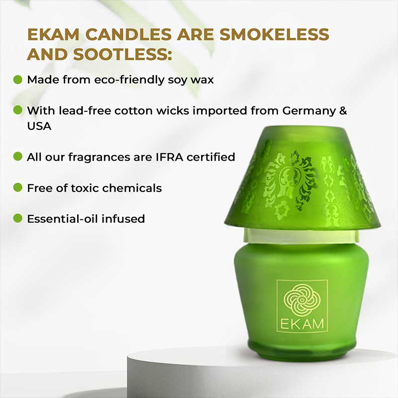 Herb Garden Lampshade Scented Candle