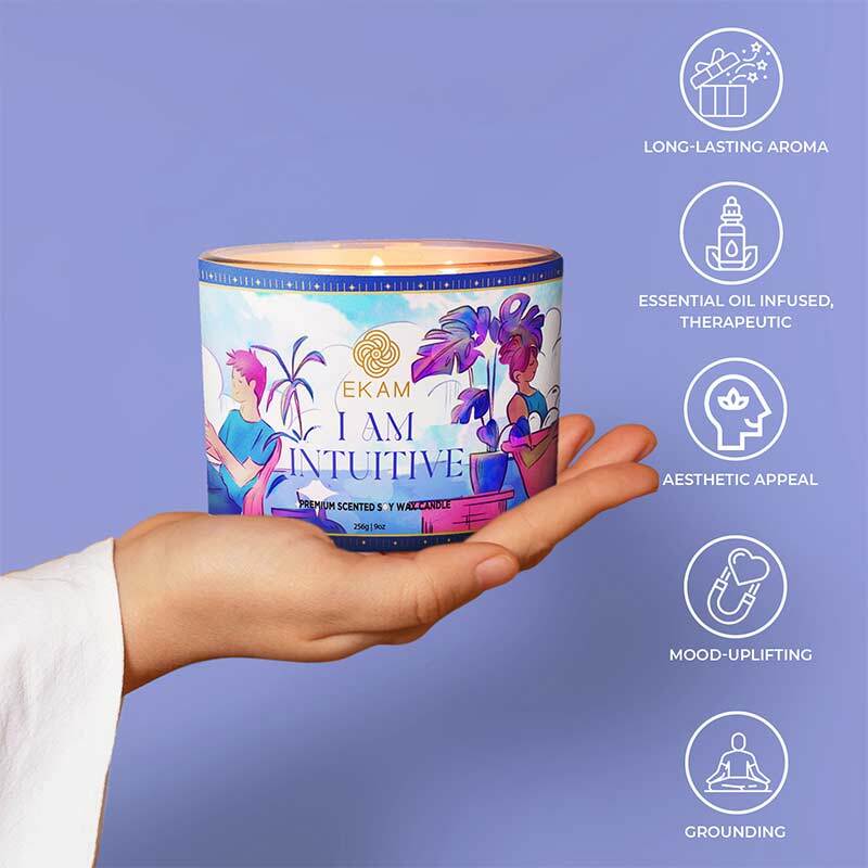 I am Intuitive Scented 3 Wick Candle