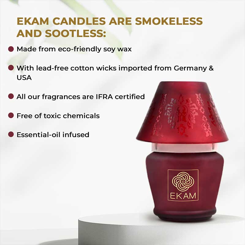 Cranberry Lampshade Scented Candle