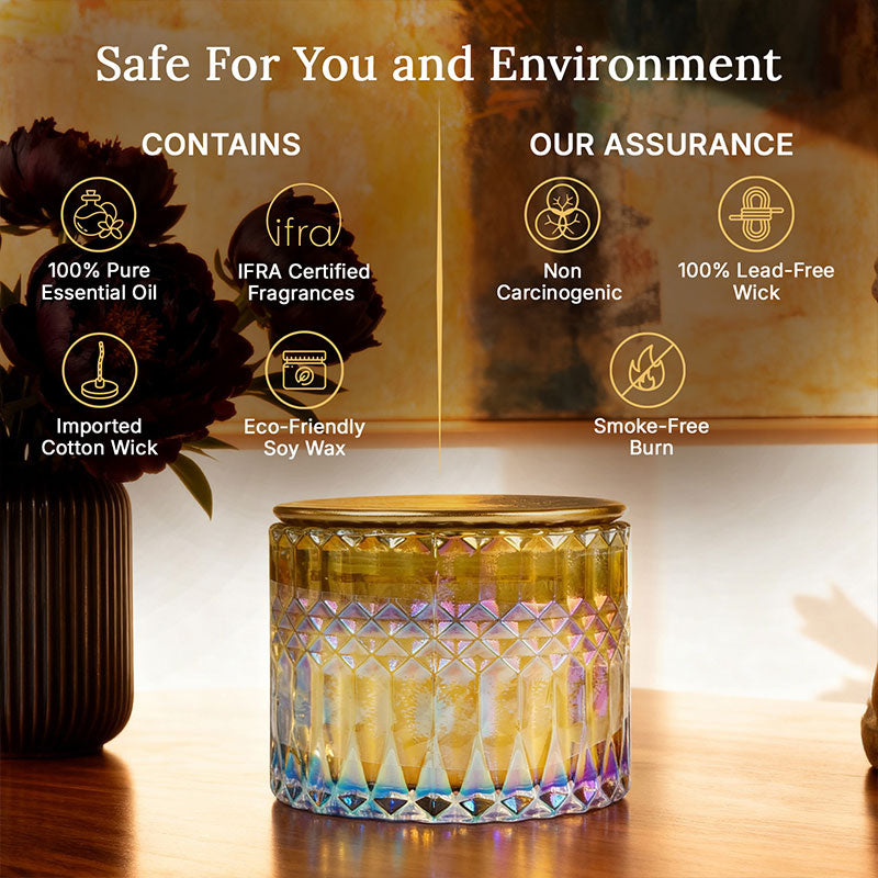 Velvet Oudh Bloom 3 Wick Luxe Scented Candle