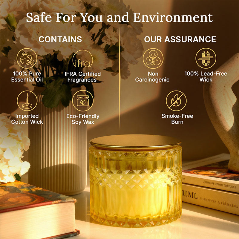 Divine Abhishekam 3 Wick Luxe Scented Candle