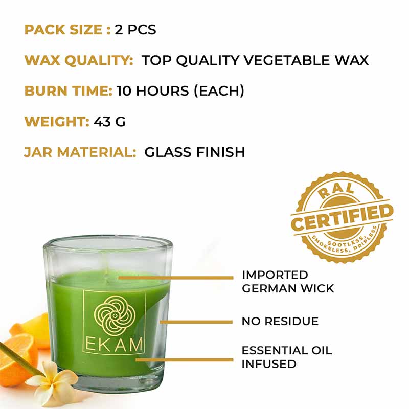 2 Pack Candle Gift Box |   Mahogany & Lemongrass