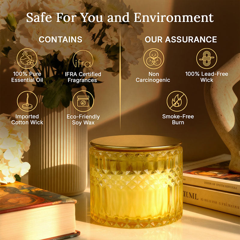 Divine Abhishekam 3 Wick Luxe Scented Candle